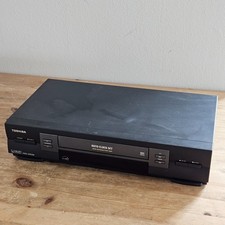 Toshiba W-603 VHS Player Pro 4 Head Hi-Fi Stereo VCR Tested Works