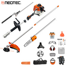 6-in-1 Multi-Functional Trimming Tools Gas Hedge Trimmer 52CC Weed Eater