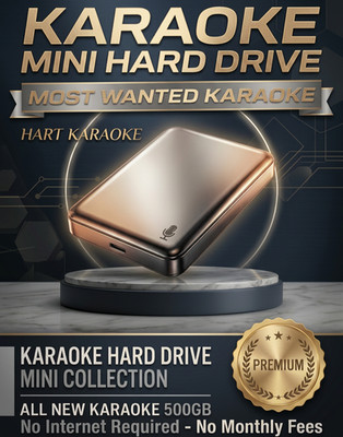 Karaoke Hard Drive Collection Player Mini Edition - 500GB - Most Wanted Karaoke