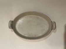 ??Le Crueset Vintage Volcanic Orange Cast Iron Oval Dish 32cm X 22cm??