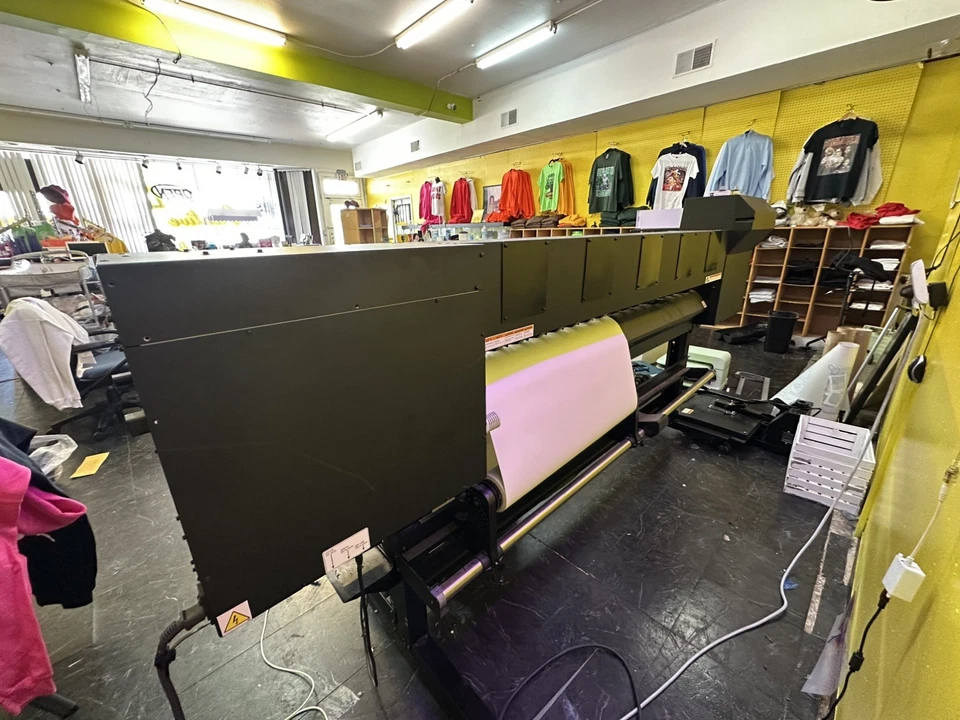 二手 Mimaki JV150/160 打印机-正面凹陷,需要零件才能正确打印 — 第 4/4 张图片