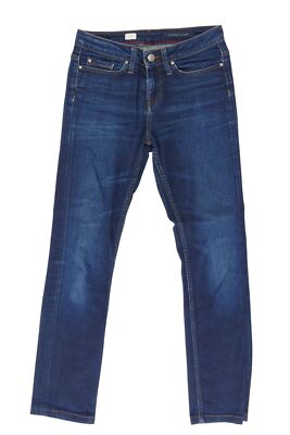 Tommy Hilfiger Rome Damen Jeans Hose W25 L28 25/28 blau dunkelblau dark denim
