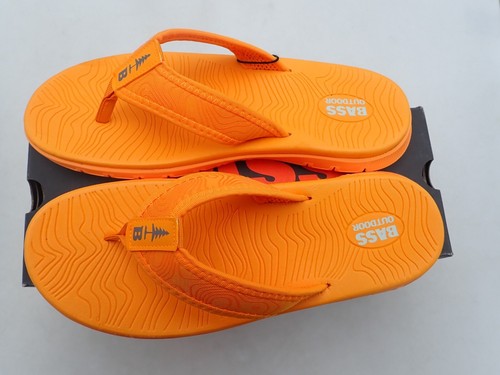 BASS OUTDOOR Women's TOPO Thong Sandal Hiking Shoe, Flame ORANGE, Size 10.5 - Picture 2 of 4