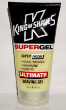 1 New King of Shaves Super Gel Ultimate Shaving Gel, Citrus, Sensitive 5 oz Rare