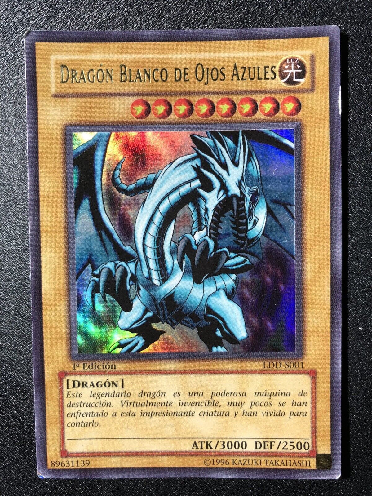 Details zu  Blue Eyes White Dragon Dragon Blanco de Ojos Azules LDD-s001 1st Edition Edición Postversand auffüllen