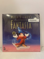 FANTASIA LASER DISC 1991 DISNEY FINAL RELEASE OF MASTER RARE LD Like New 