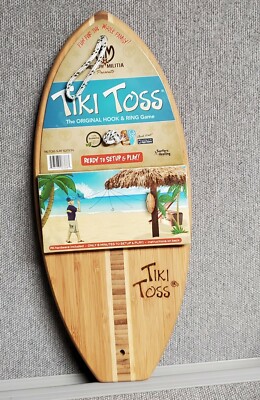Mellow Militia Presents~Tiki Toss~The Original Hook & Ring Game~Brand New!