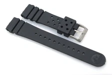 Replacement Z22 Seiko Rubber Divers Watch Band Strap 22 mm Straight End