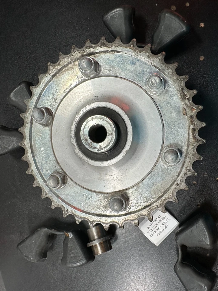 Roda dentada e cubo 97-07 Kawasaki Vulcan VN800, 42T 42041-1473, 41034-1248 - Imagem 4 de 4