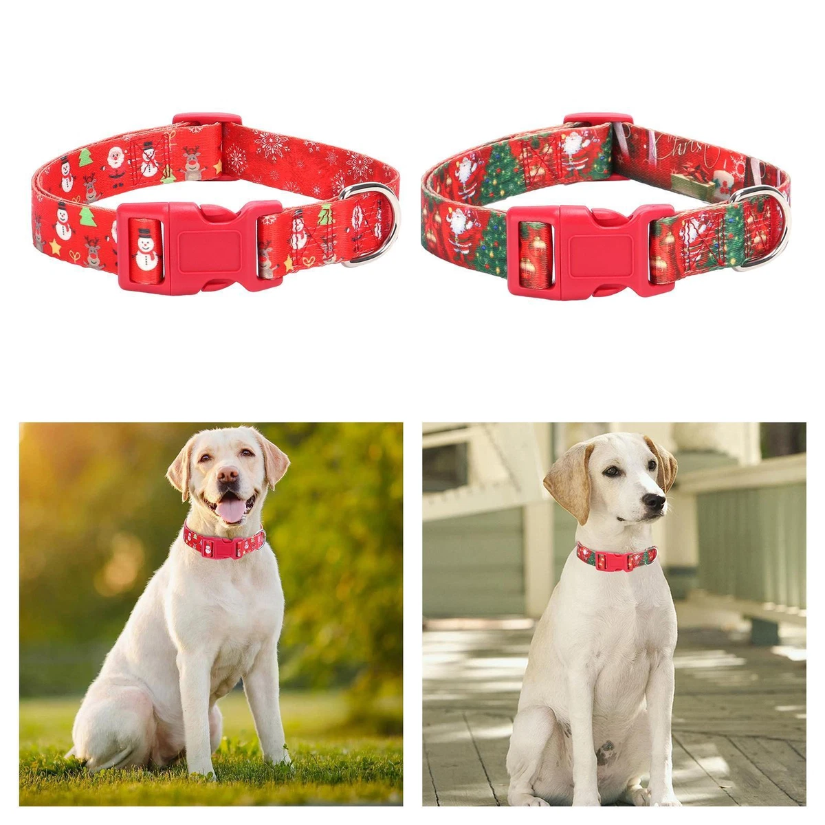 Cute christmas sale dog collars