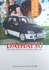 Daihatsu Gran Move Accessories Circa 1999 Brochure Brochure Catalogue Broszura Folleto