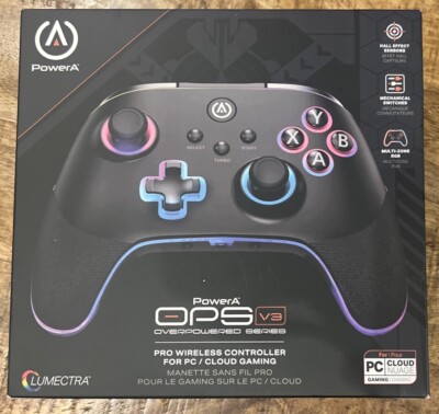 PowerA OPS v3 Pro Wireless Controller for PC & Cloud Gaming w/ Lumectra - Black