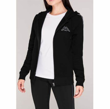 Kappa Black Full Zip Womens Fleece Size UK Medium REF10