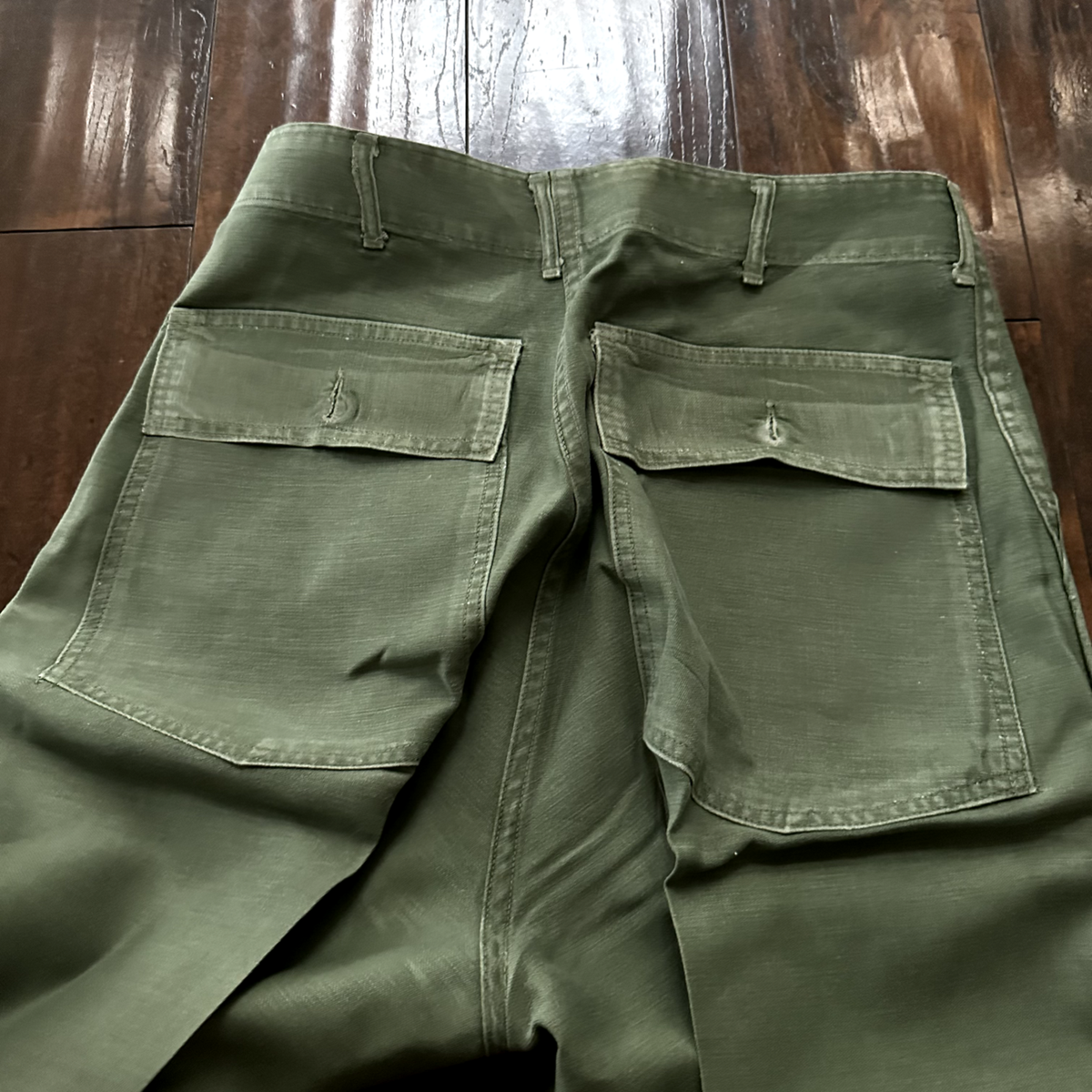 US Army OG-107 Fatigue Pants Trousers 1960s 32x33 Type I DSA-100 