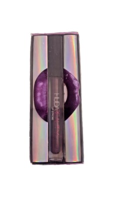 Huda Beauty Lip Strobe - Moody - NIB - Strobing Metallic Lip Gloss - Purple