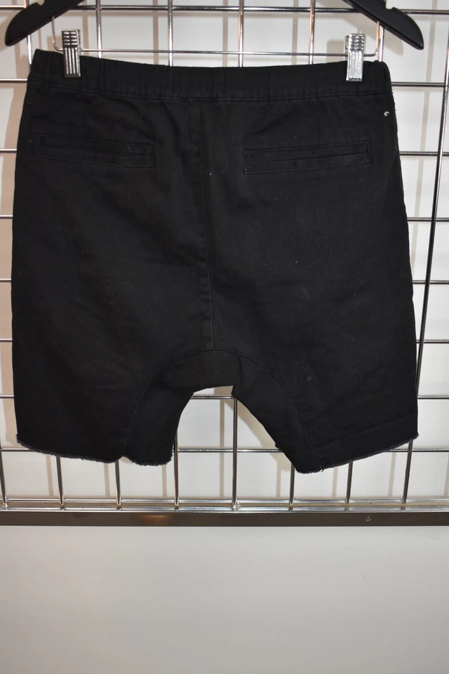 Rastrillo corto algodón sobre negro talla 28 a la venta Foto 4 de 4