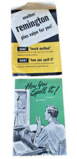 Remington Typewriter Vintage Booklet How You Spell It in Envelope Advertisement thumbnail