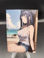 Hinata Hyuga Anime Waifu Card Doujin ACG Goddess