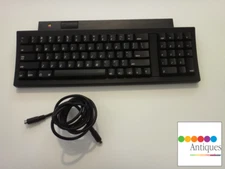 Apple Keyboard II Black with ADB Cable Vintage Rare for Macintosh TV M0487 RARE