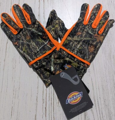 NWT Dickies Performance System Active Touch Screen Gloves Texting Grippers Pocke