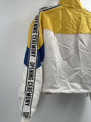 OPENING CEREMONY Multi Color Logo Full Zip Wind Breaker Track