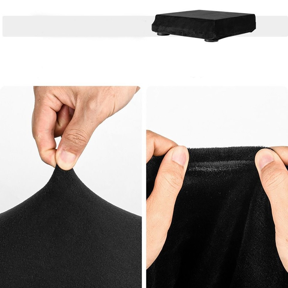 Antistatic Record Player Cover Elastic Dustproof Cover Turntable Dust