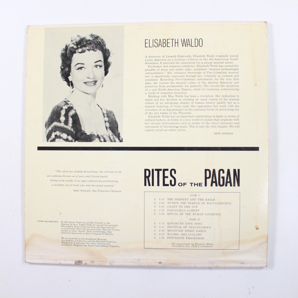 【LP】ELISABETH WALDO /Rites Of The Pagan Amazon.com: Rites of the Pagan [Vinyl]: CDs & Vinyl