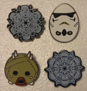 4 WDW Star Wars Disney Pins