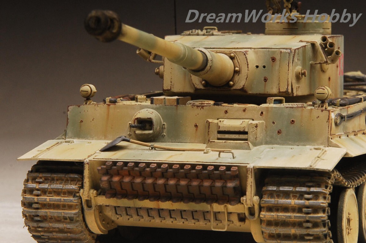 Award Winner Built Tamiya 1/35 Tiger 131 Abt.504 Tunisia+Battle