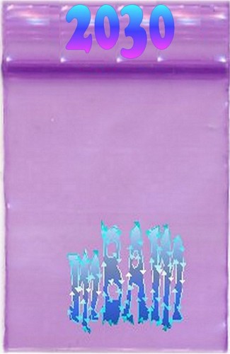 100 CONFEZIONI 4040 SACCHETTI COLORATI COLORE BLU MELA MINI ZIP 4.0x4.0" - Foto 10 di 10