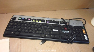 HP KU-0316 QWERTY  Desktop USB Wired Computer Keyboard Tastatur Toetsenbord