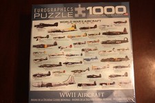 BRAND NEW SEALED EUROGRAPHICS WWII AIRCRAFT PUZZLE 1000 PIECES