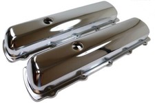 Oldsmobile Olds 330-350-400-403-425-455 V8 Chrome Stock Valve Cover Hot Rod