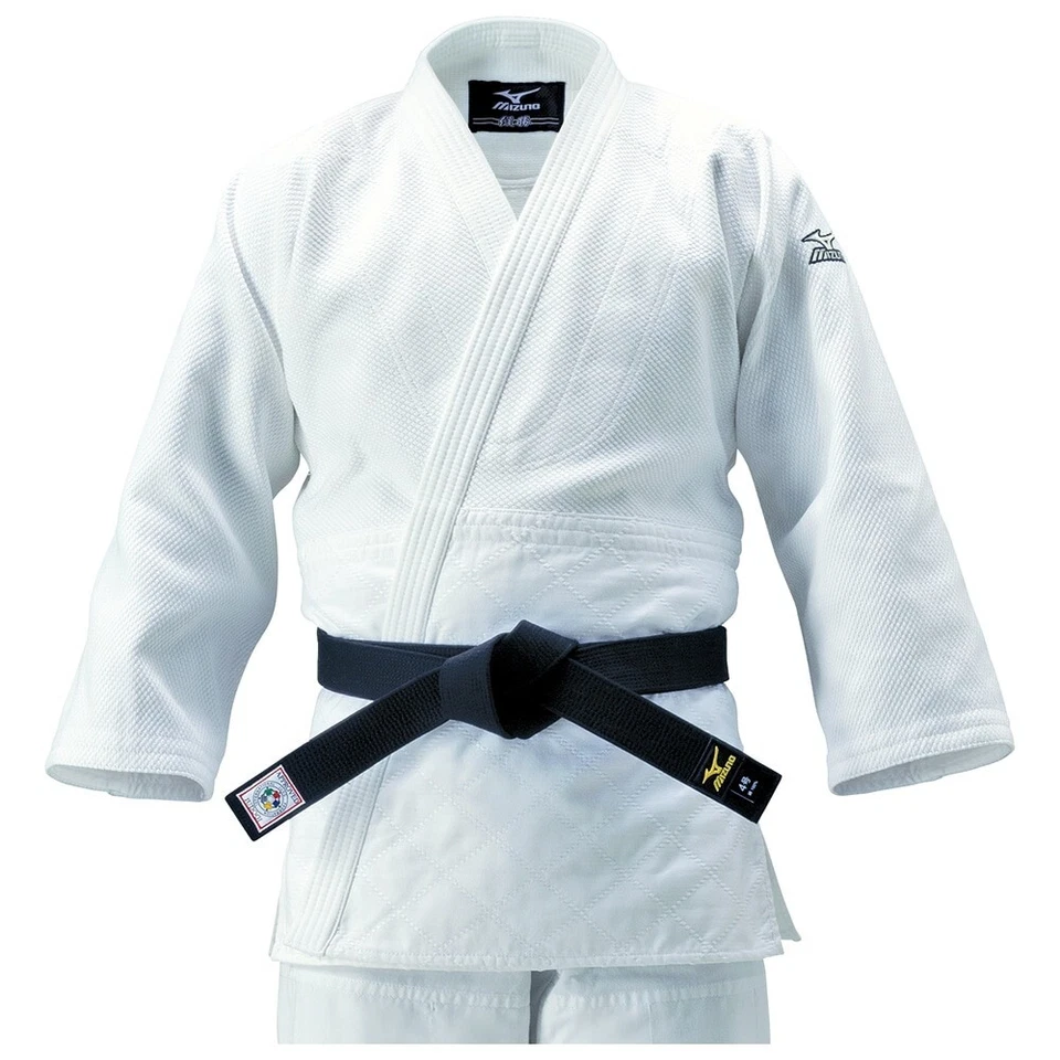 Conjunto Chaqueta y Pantalón Mizuno Judo Gi YUSHO Doble Tejido 22JM6A8201/22JP5A7201 NUEVO Foto 2 de 4
