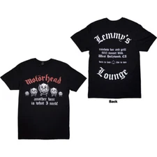 Motorhead - Lemmy's Lounge - Black  t-shirt