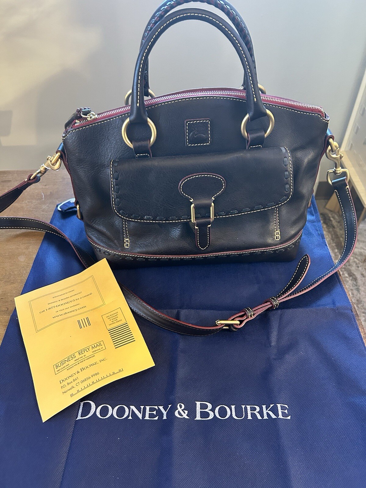 Crossbody Dooney And Bourke Florentine Medium Pocket Satchel