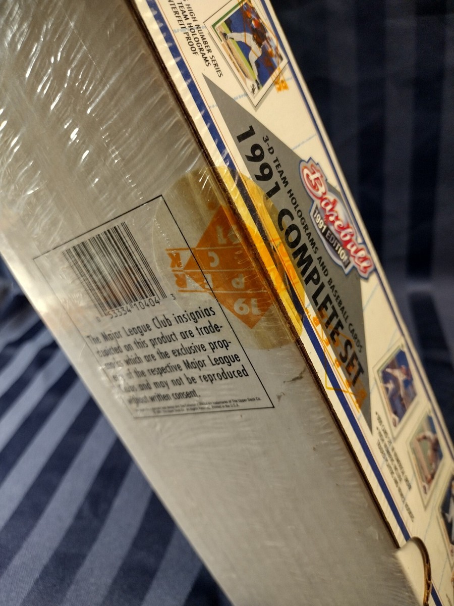 1991 Upper Deck Baseball Complete Set Factory Sealed Never Opened