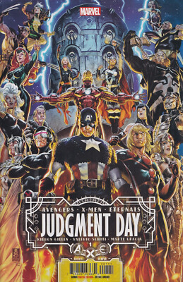A.X.E. JUDGEMENT DAY #1 (MARK BROOKS VARIANT)(2022) ~ Marvel Comics X-Men AXE