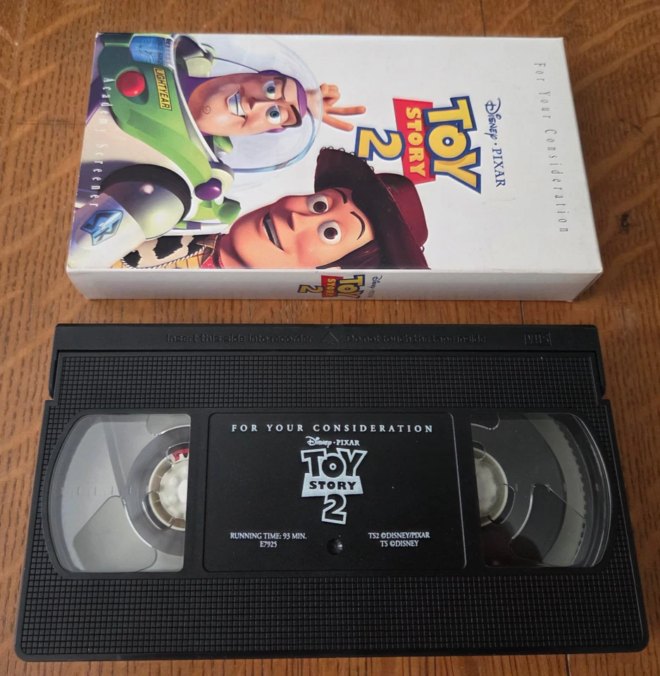 Toy Story 2 VHS Tape Academy Screener 1999 Animation FYC Promo RARE very good - Image 4 of 4