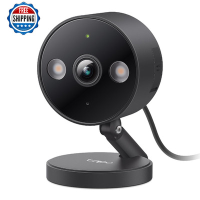 Tapo 2K+ Indoor/Outdoor Wired Security Camera - Person/Pet/Vehicle Detection, Ba