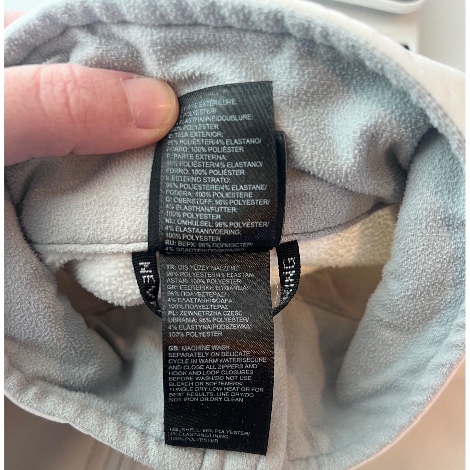 The North Face Women Ivory Zip Up Apex Bionic Softshell Size Medium thumbnail 14