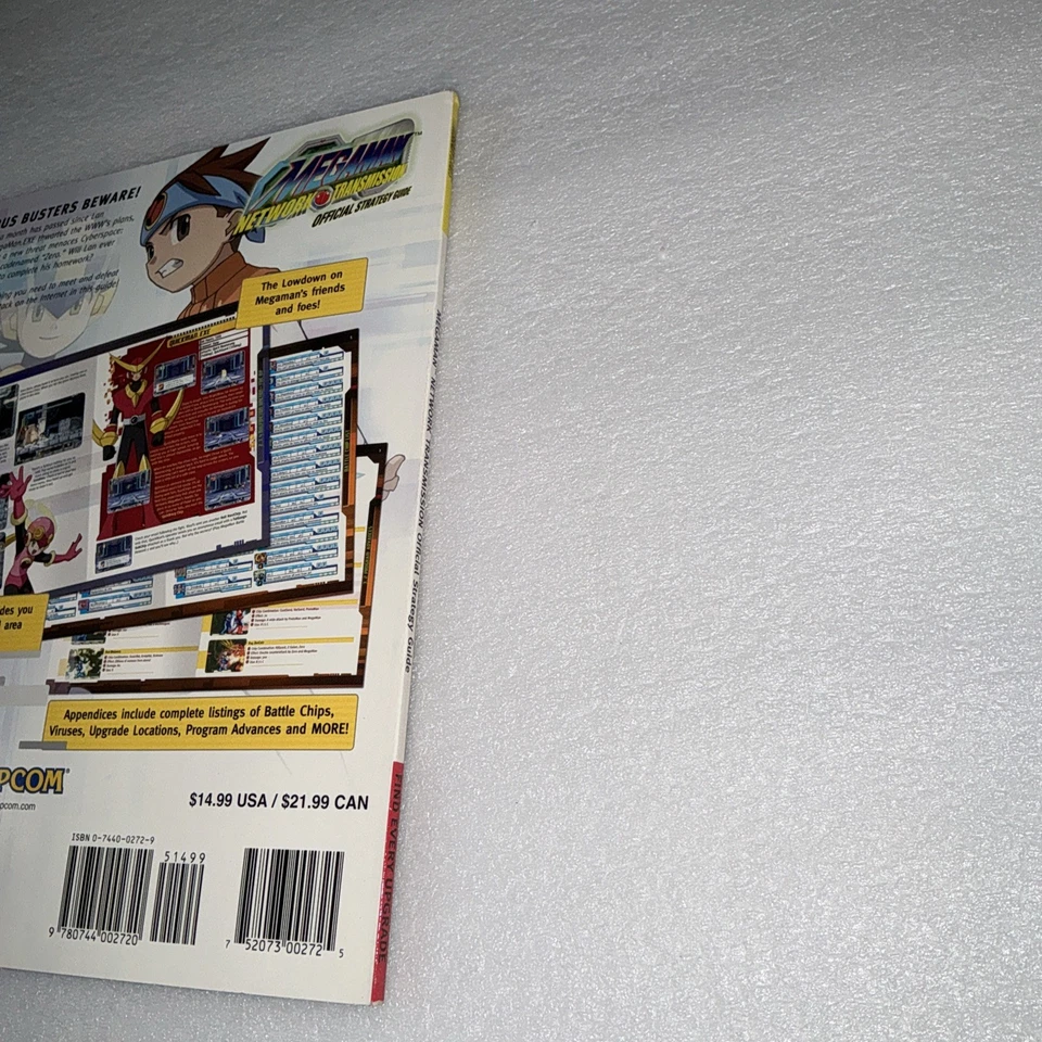 Megaman Network Transmission Bradygames Strategy Guide GameCube Rare Book VGC - Image 3 of 4