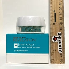Robin McGraw Jewel Drops Anti Aging Serum 28 Capsules NEW SEALED Face Skincare
