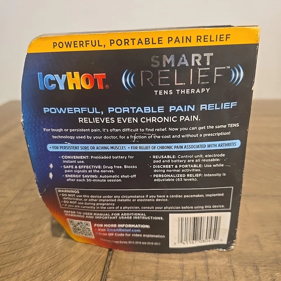 Icy Hot Alivio Inteligente TENS Terapia Terapia de Dolor de Rodilla y Hombro Nuevo en Caja Exp 11/2019 Foto 2 de 2