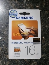 Samsung Evo microSDHC 48MB/s 16GB SD-Karte - KEINE RESERVIERUNG - KOSTENLOSER VERSAND