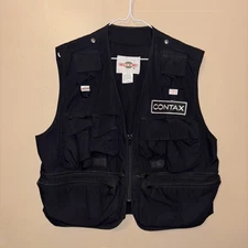 90's BAZOOBY Contax Camera Vest - XL Rare