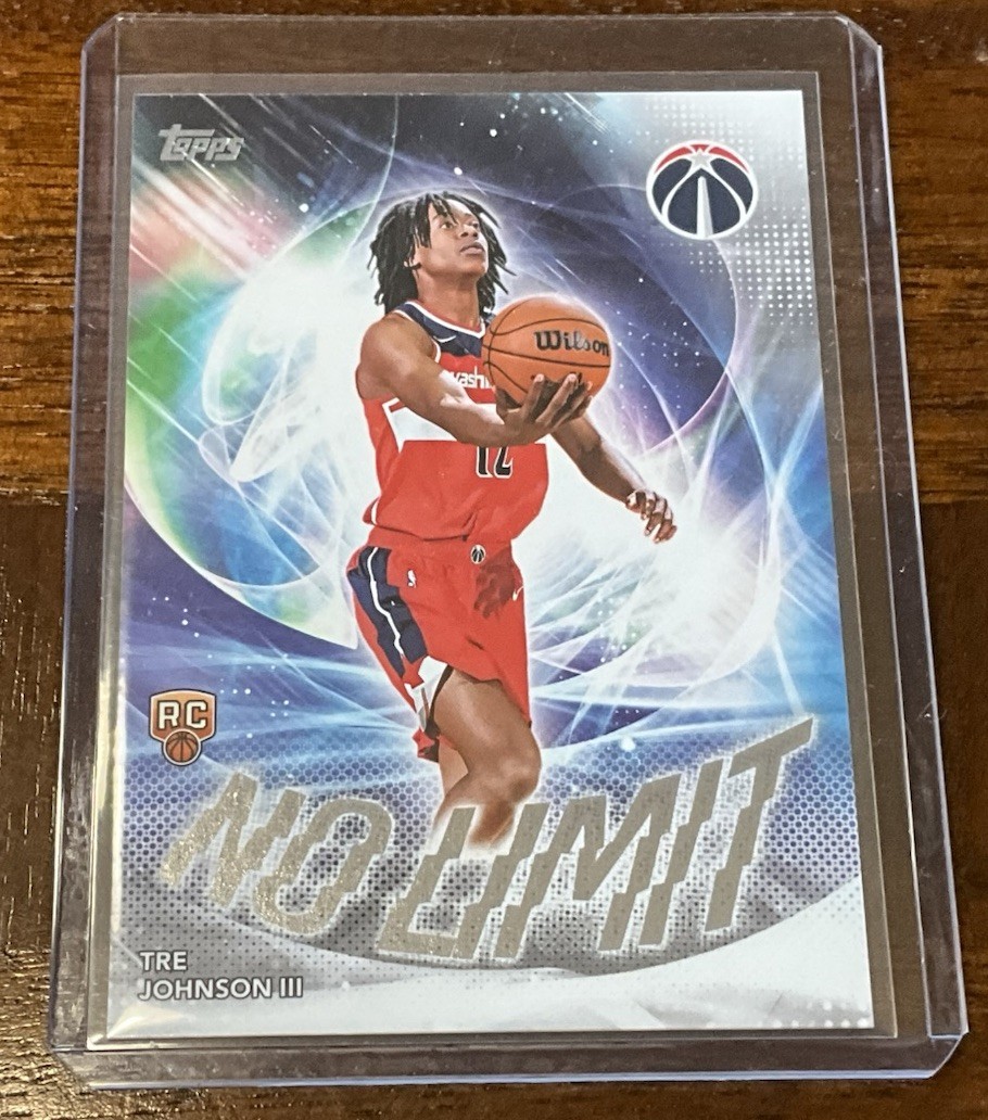 🏀🔥 2025/26 Topps No Limit #NL-6 – Tre Johnson III (RC) – Washington Wizards