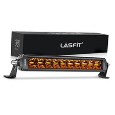 LED Light Bar, Single Row, Off Road, IP67 Waterproof, 30V, 12 inch Amber