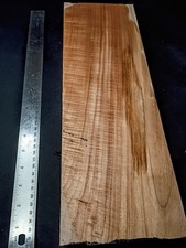 Figured Curly Maple Lumber Blank Woodworking Craft Wood 16 x 5.5 x 2