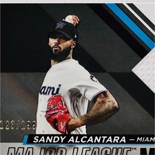 Topps Sandy Alcantara Marlins 2024 Major League Material Black /199 #MLM-SA